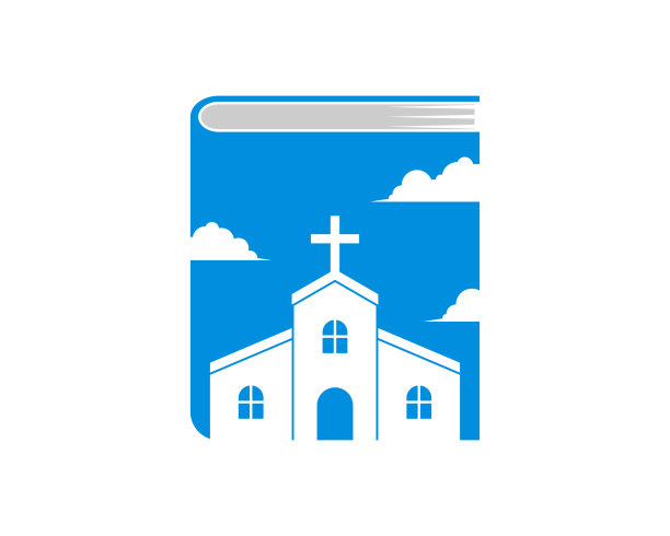 里面有教堂的书本教育图片下载