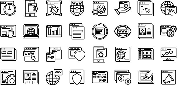 浏览器图标设置大纲样式图片下载