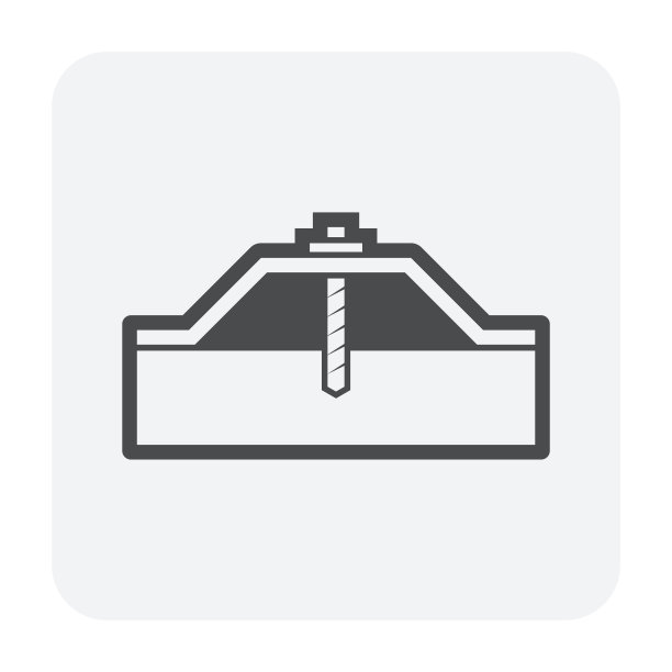 屋顶支持向量图标设计。图片下载