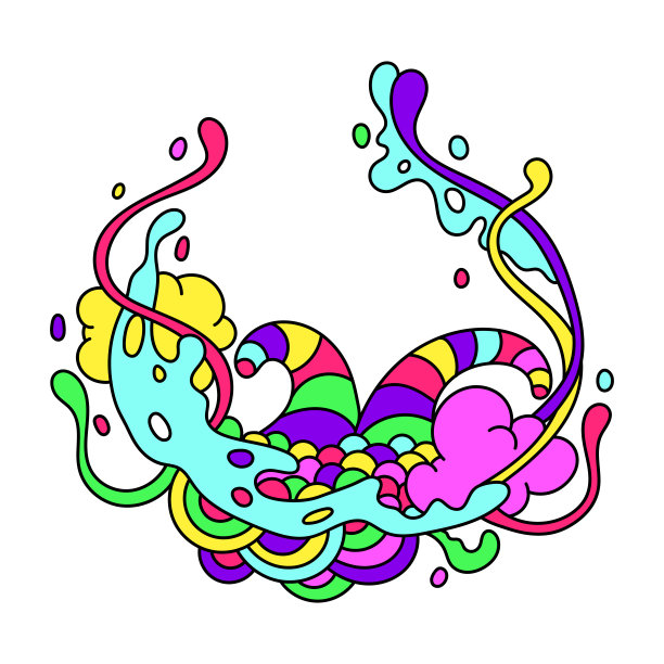 用黏液和触须打印。图片下载