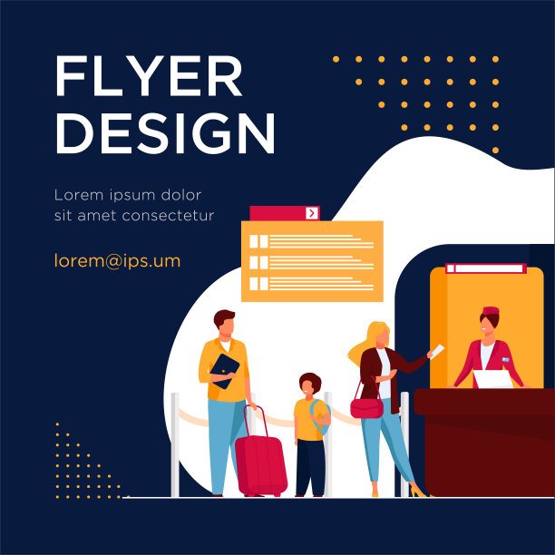 站在航班登记处的人图片下载