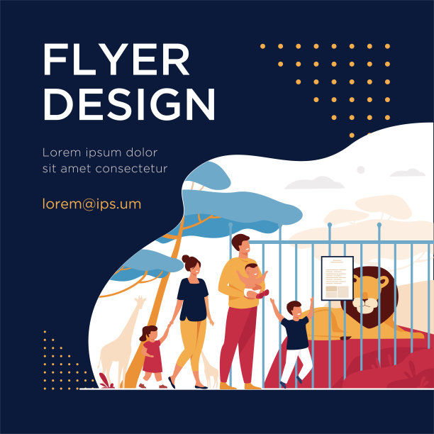 一家人带着孩子在动物园看笼子里的狮子图片下载