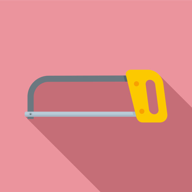 手金属锯图标扁平式图片下载