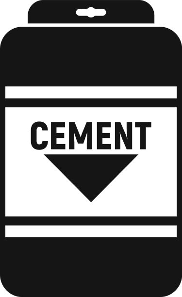 水泥袋图标简约风格图片下载
