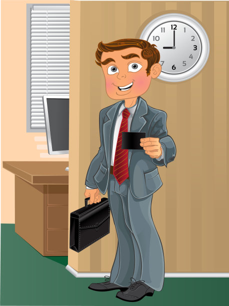 西装革履的商人图片下载