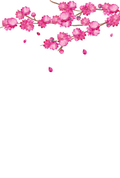 桃花春花女儿节图片下载