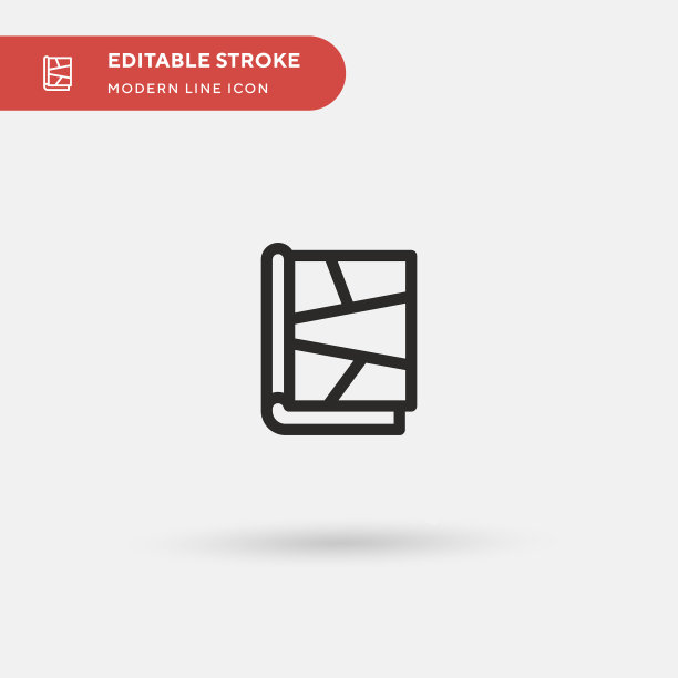 漫画书简单的图标符号图片下载