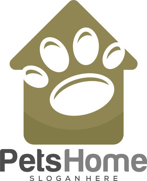 家居宠物标识狗猫动物设计模板图片下载