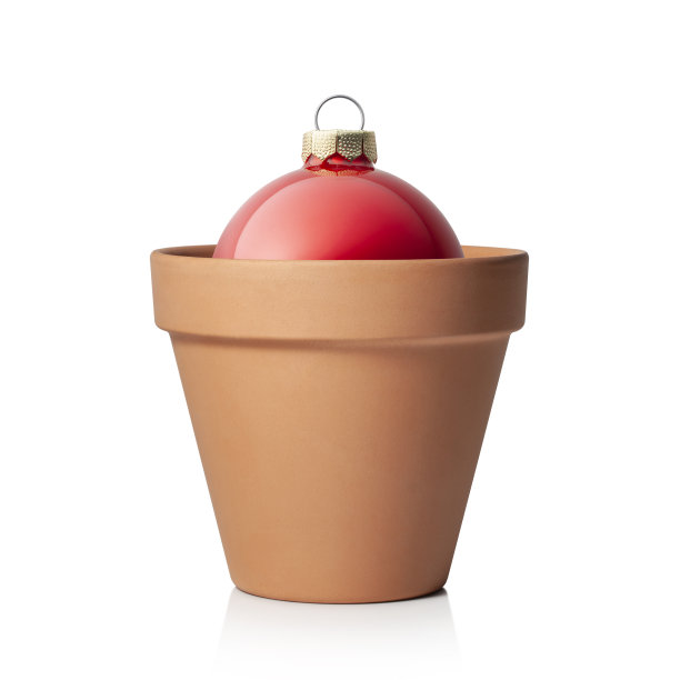 罐子里的圣诞球图片下载