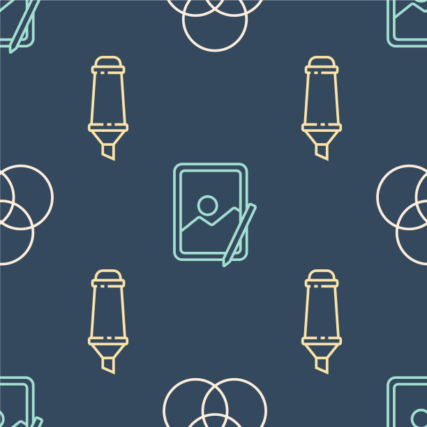 设行RGB和cmyk混色记号笔和图片下载