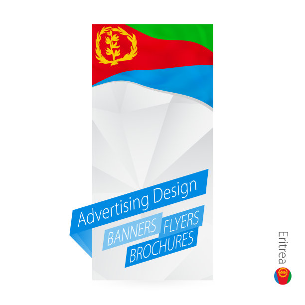 摘要旗帜模板厄立特里亚图片下载