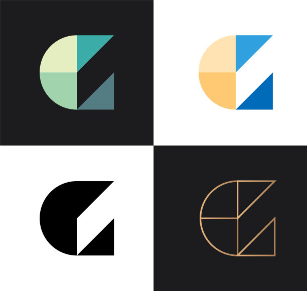 集合抽象c字母现代抽象图片下载