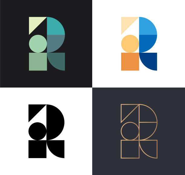 从抽象几何中设置字母r图片下载