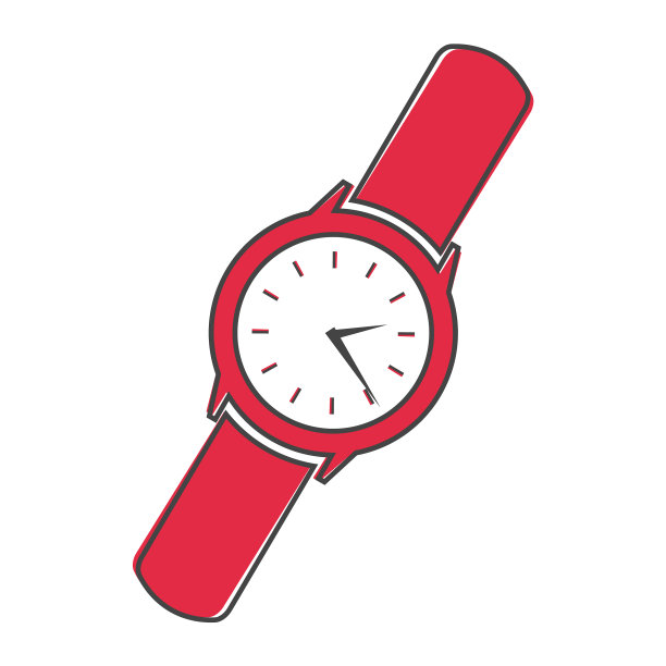 男人的经典腕表时钟图标时钟图标图片下载