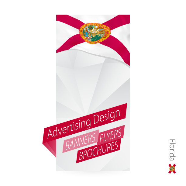 摘要横幅模板为我们州佛罗里达图片下载