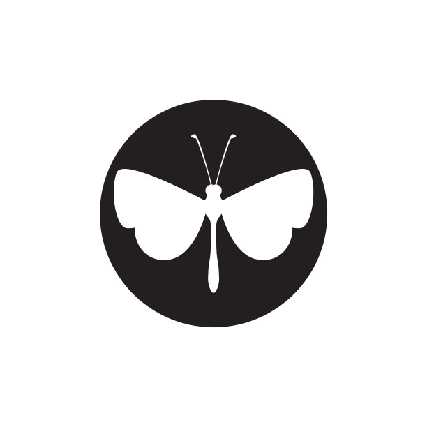 圆图标蝴蝶图片下载