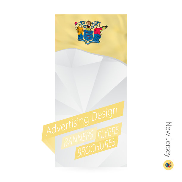 摘要横幅模板为我们州新泽西州图片下载