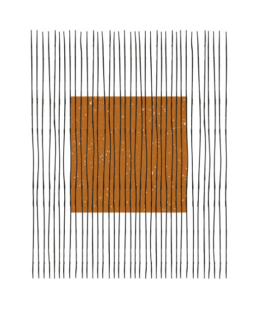 向量当代插图与美学手绘抽象形状和几何元素。创意世纪中叶极简波西米亚当代设计，印刷，海报，封面，背景图片下载