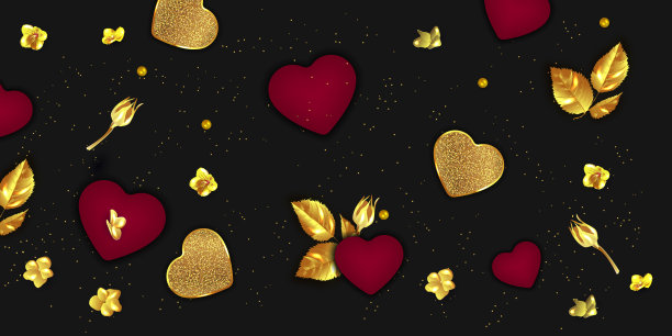 情人节的横幅。图片下载