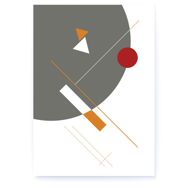 具有简单形状的抽象几何构图图片下载