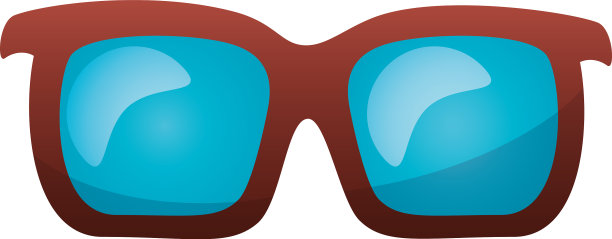 隔离眼镜图标设计图片下载