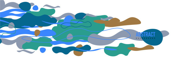 时尚的液体风格塑造抽象设计图片下载