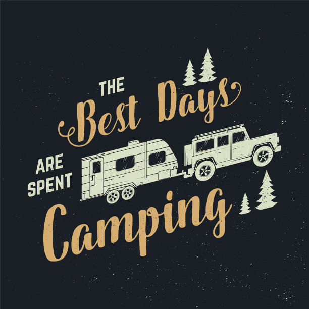 最好的日子是露营概念图片下载