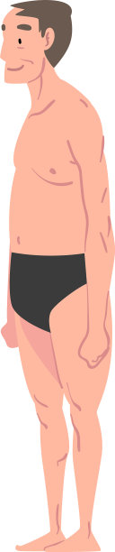 成熟的超重者穿着内衣的男性体型图片下载