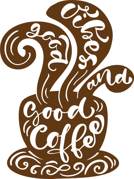 咖啡杯的背景和文字很有共鸣图片下载