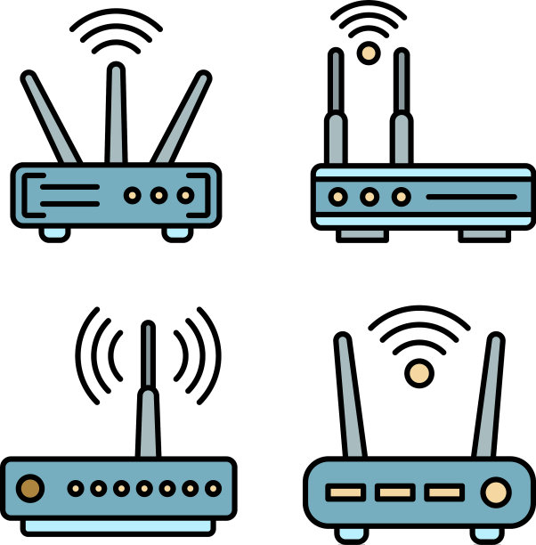 路由器图标平图片下载