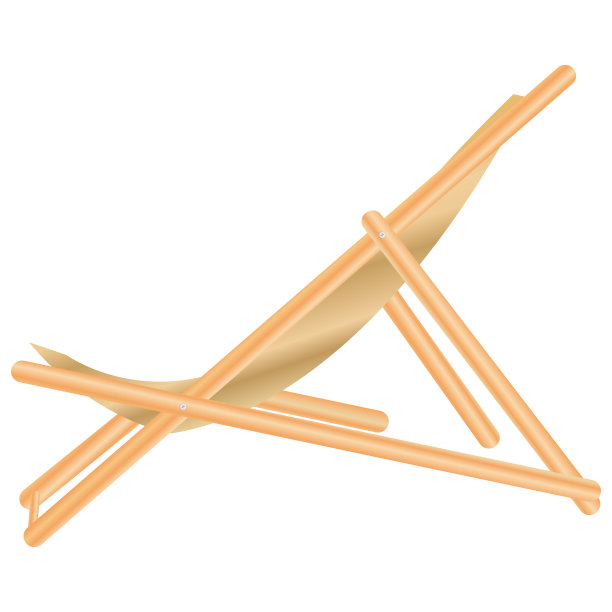 隔离木沙滩椅图片下载