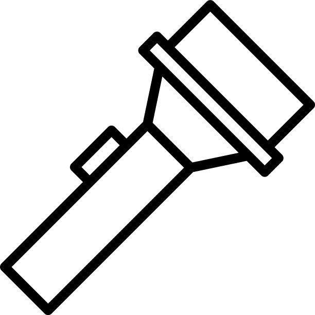 手电筒一行图标图片下载