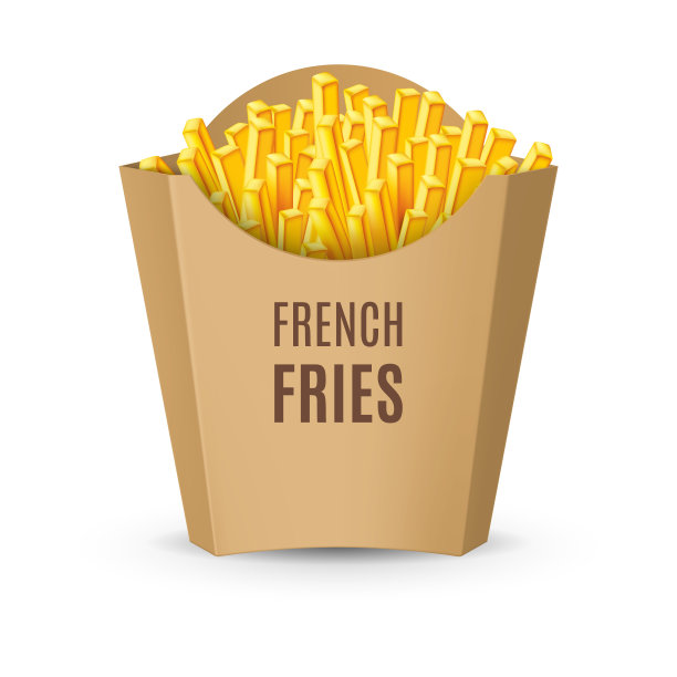 纸盒装薯条图片下载