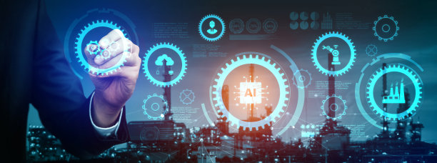 工程技术和工业4.0智能工厂概念图片下载