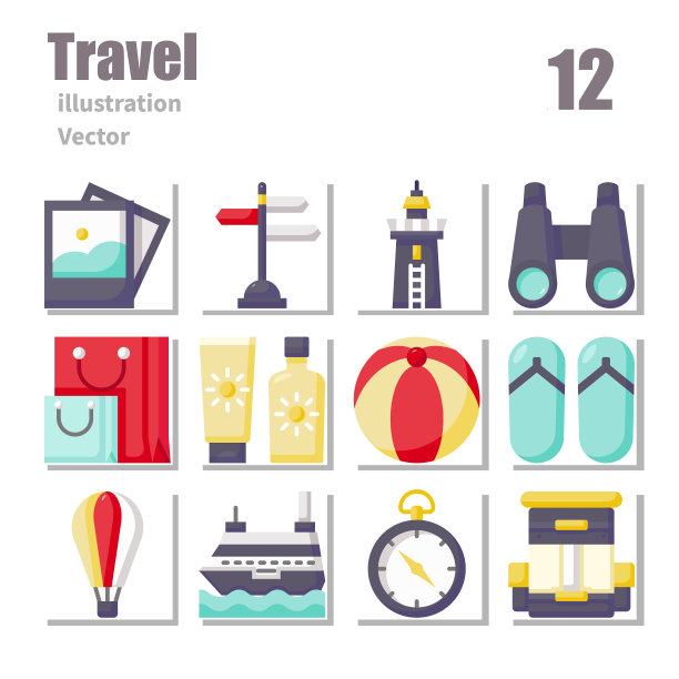 旅行图标套装2图片下载