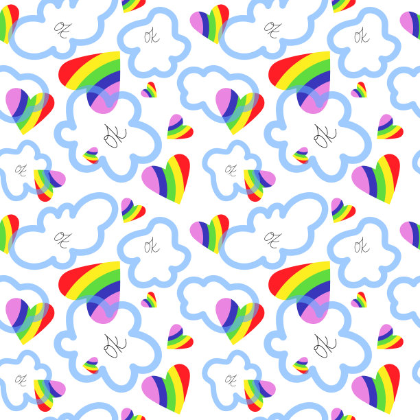 无缝原创图案理念希望象征图片下载