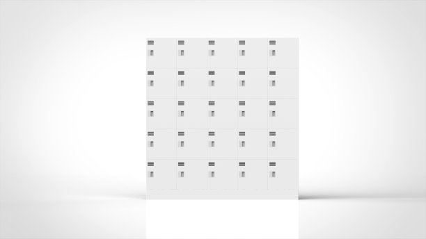 储物柜前3d渲染。jpg图片下载