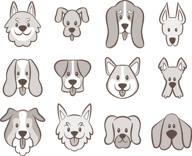 手绘狗的化身收集图片下载