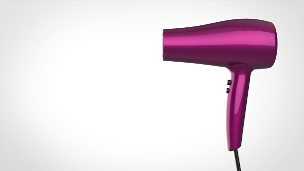 吹风机侧右3d渲染。jpg图片下载