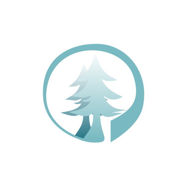 两个松标志图片下载