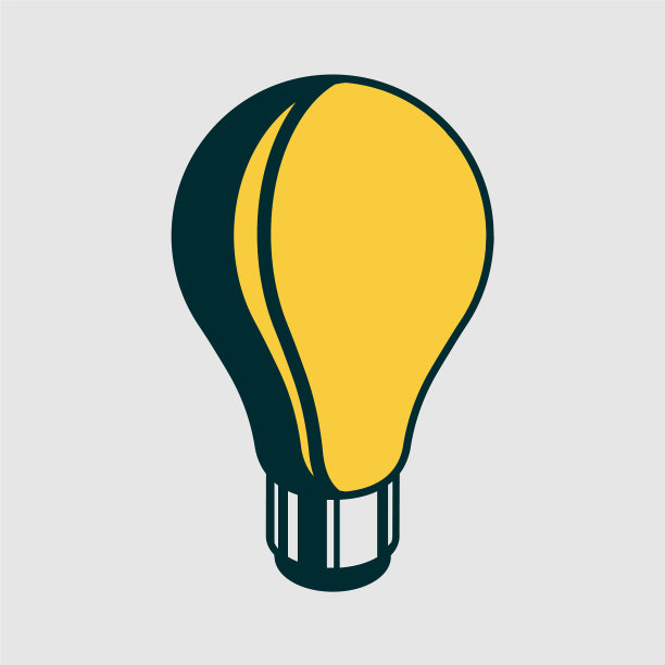 具有轮廓描边和阴影的等距灯图片下载