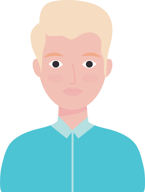 阿凡达男人穿着优雅的衬衫平装风格图片下载