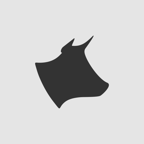 牛头图标牛头平图片下载