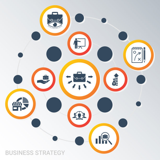 信息图表模板业务策略数据图片下载