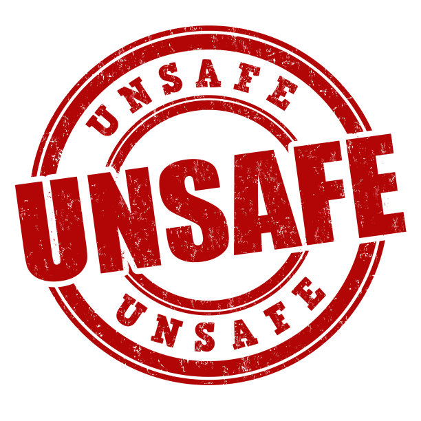 不安全的标志或印章图片下载