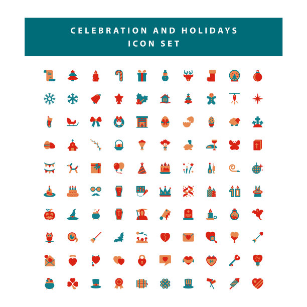 设置庆祝和假日图标设置图片下载