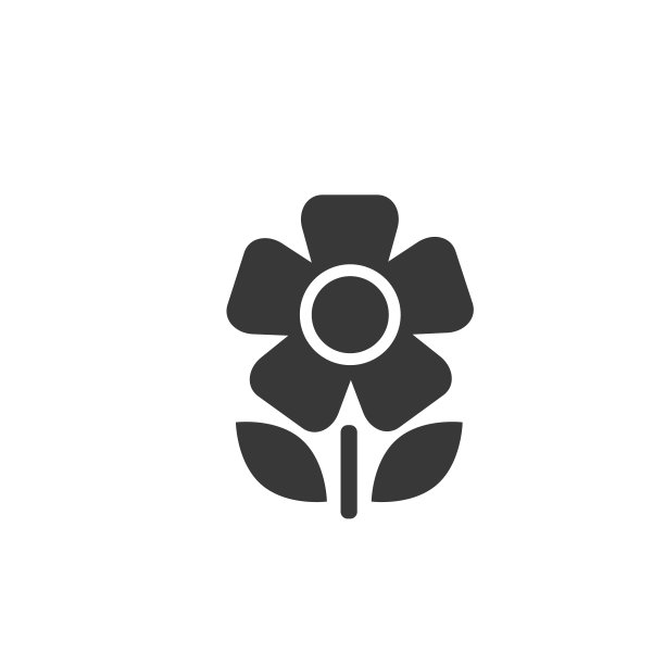 花矢量图标在平面图片下载