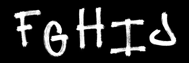 由笔刷创建的字体。矢量插图。手工制作的字母表。第2部分图片下载