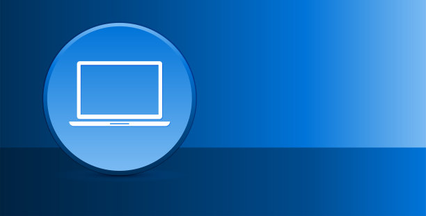 笔记本图标玻璃现代蓝色按钮抽象背景图片下载