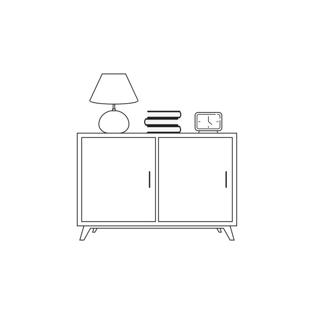 孤立小桌图图片下载